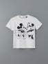 LC Waikiki Crew Neck Mickey and Minnie Mouse Printed Women's T-shirt